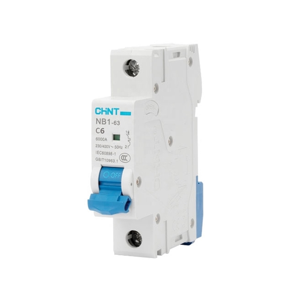 Chint Miniature Circuit Breaker Model NB1-63-1P-C6A-6kA