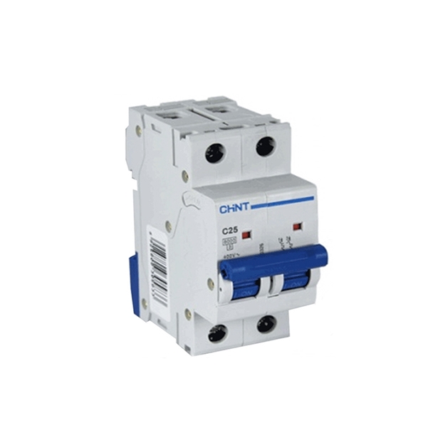 Chint Miniature Circuit Breaker Model NB1H- 2P-C25A-10KA