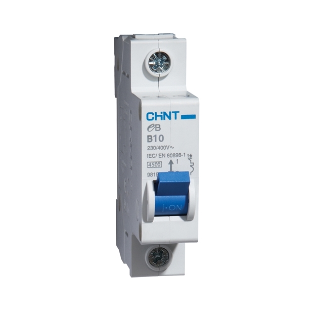 Chint Miniature Circuit Breaker Model EB-1P-B10A-4.5KA